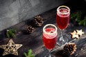 Poinsettia Champagne Cocktail