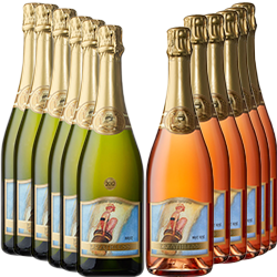 Brut and Sparkling Rosé Twelve Pack