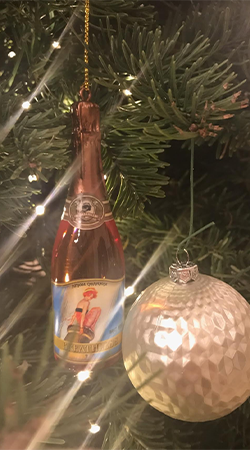 Breathless Bottle Ornament