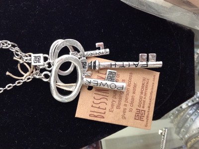 Silver Keys Necklace