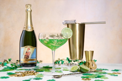 Sparkling Shamrock Spritz