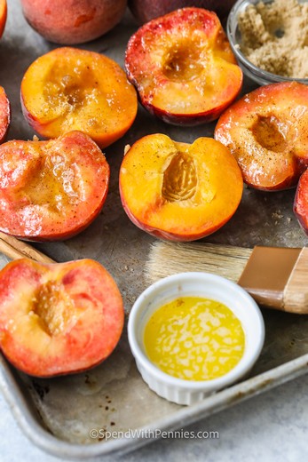 Brown Sugar Grilled Peaches