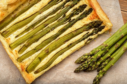 Asparagus & Gruyere Tart