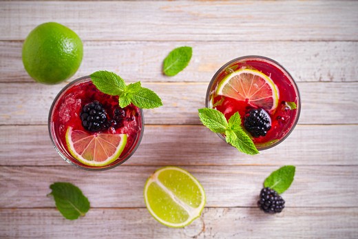 Sparkling Blackberry Mojito