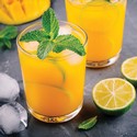 26. Mango-Ginger Sparkling Cocktail