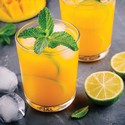 Mango-Ginger Sparkling Cocktail